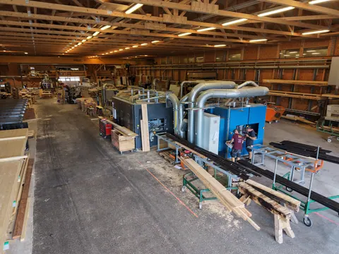 Photo : Atelier bois brûlé — Saint-Maurice