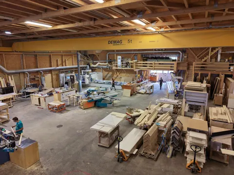 Photo : Atelier bois brûlé — Saint-Maurice